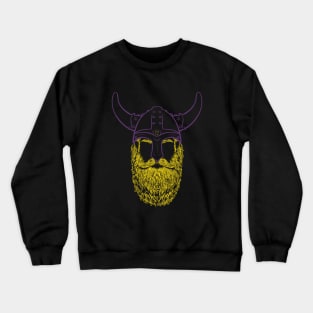 MN Football Beard Crewneck Sweatshirt